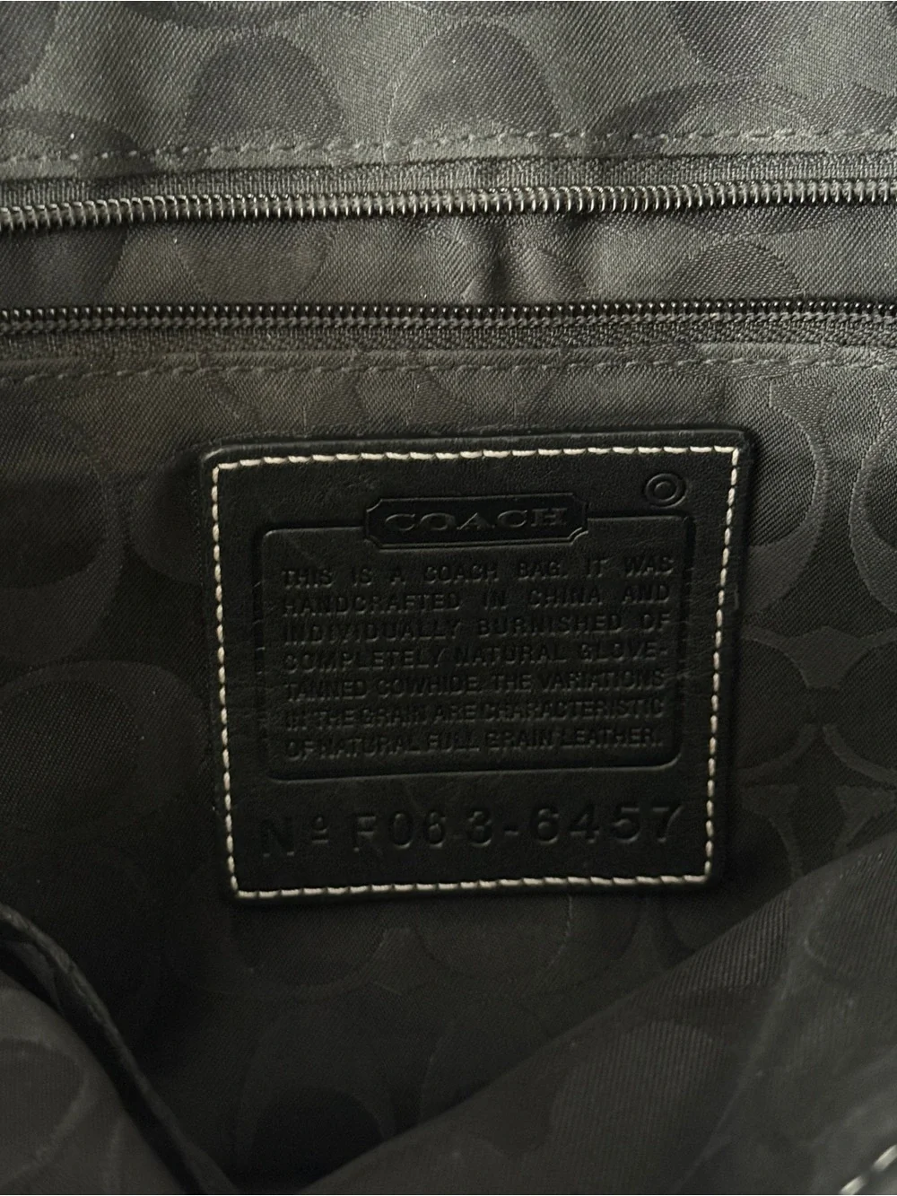 Vtg Coach Black Leather Turn-lock Laptop Bag Briefcase or Messenger Bag #6457